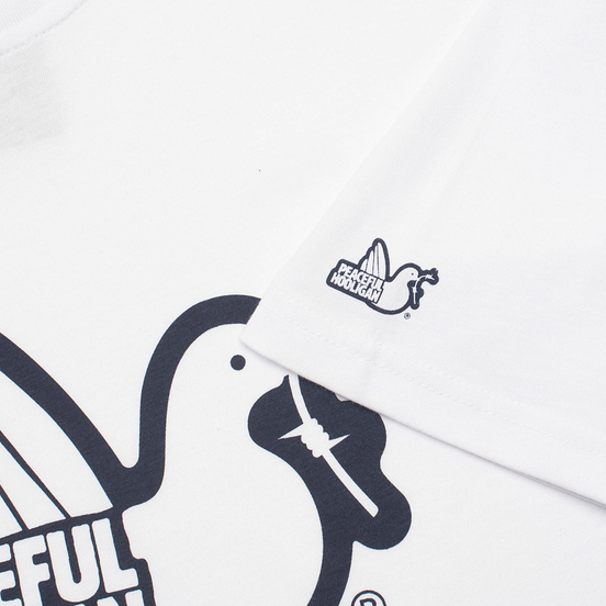 Мужская футболка Peaceful Hooligan Outline Dove White