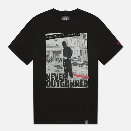 Мужская футболка Peaceful Hooligan Outnumbered Black