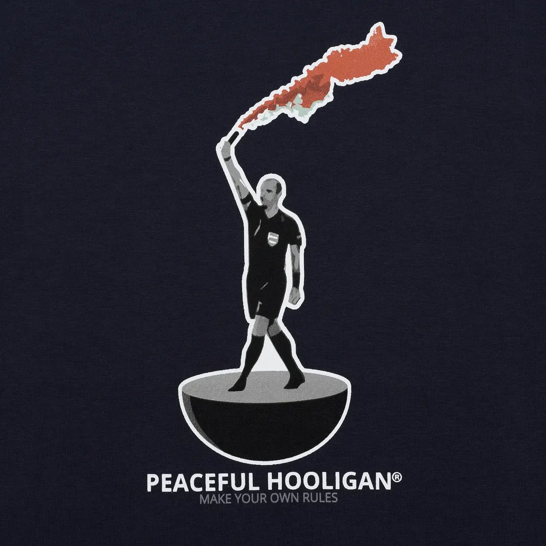 Peaceful Hooligan Мужская футболка Referee
