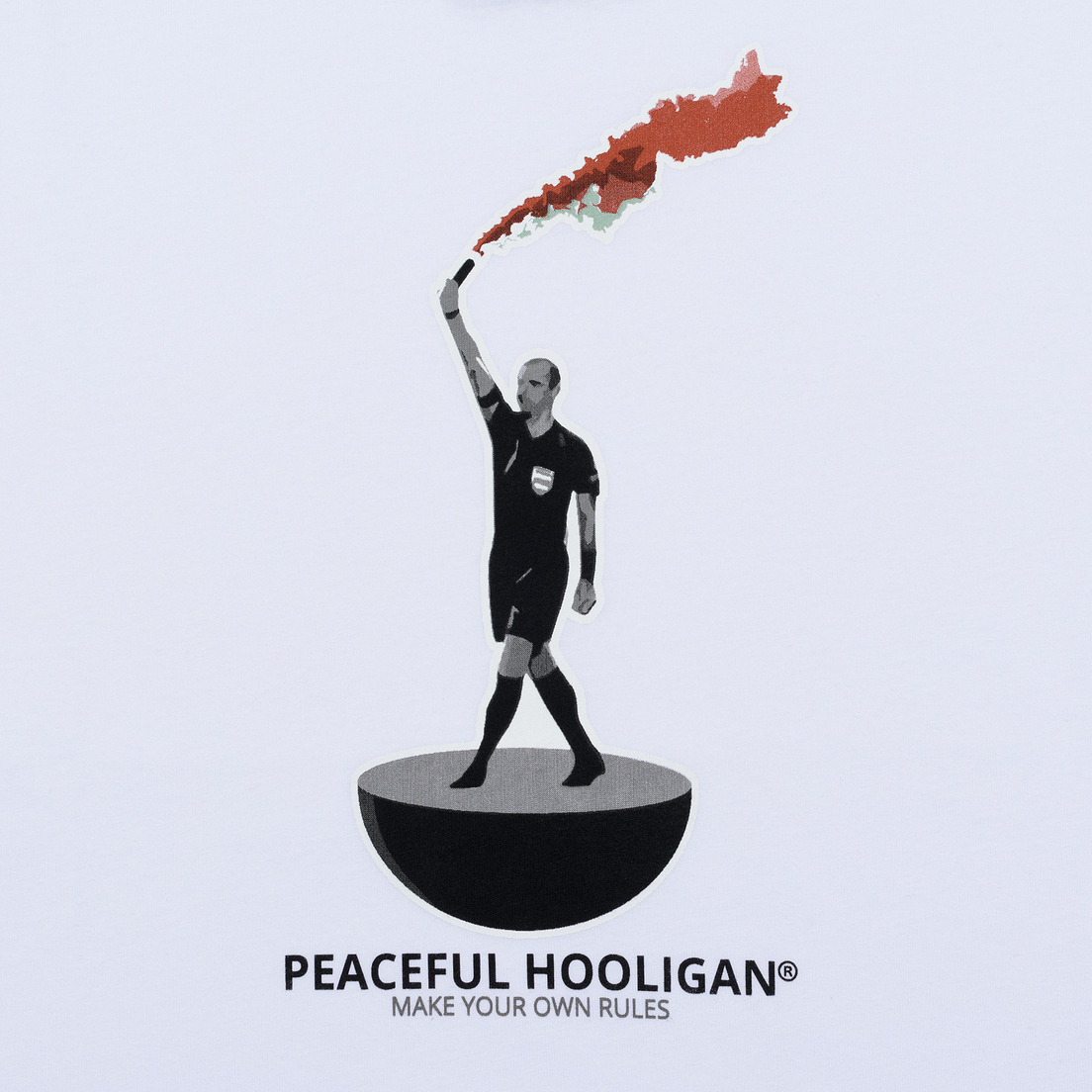 Peaceful Hooligan Мужская футболка Referee