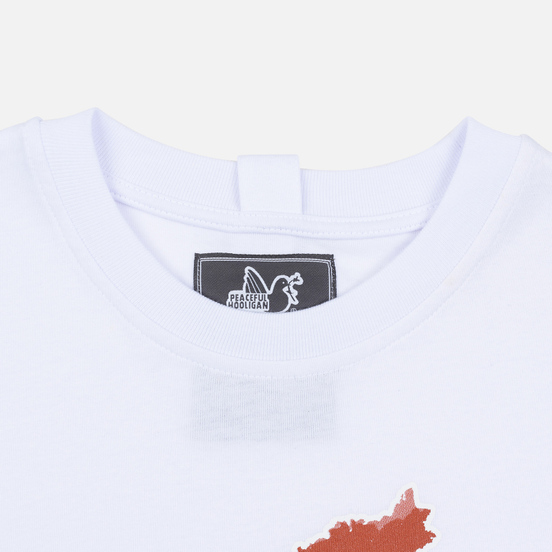 Мужская футболка Peaceful Hooligan Referee White