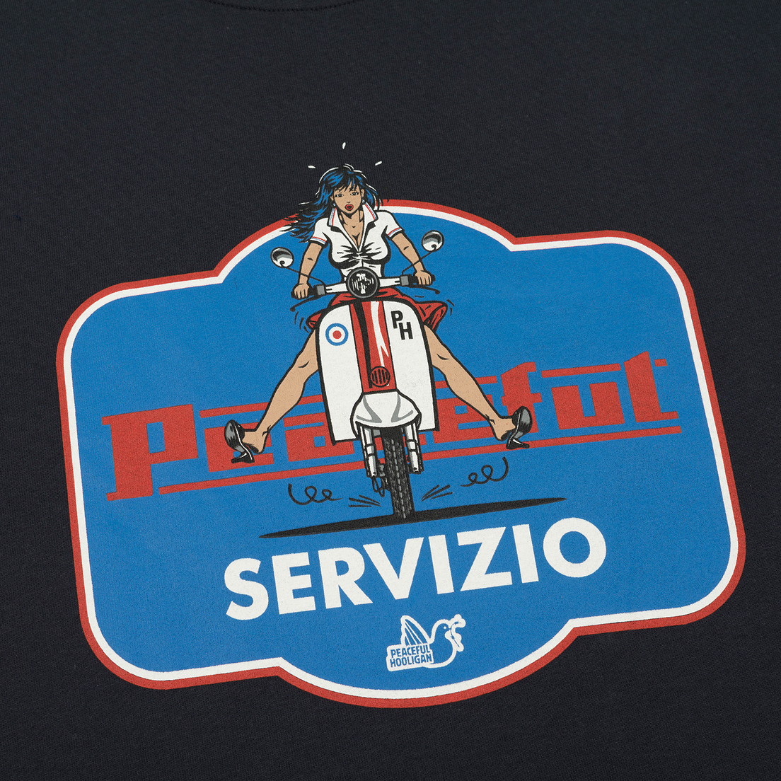 Peaceful Hooligan Мужская футболка Servizio