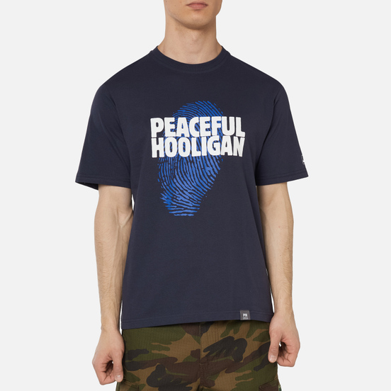 Мужская футболка Peaceful Hooligan Thumb Navy