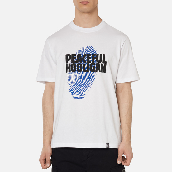 Мужская футболка Peaceful Hooligan Thumb White