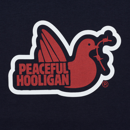 Мужская футболка Peaceful Hooligan Tridove Navy