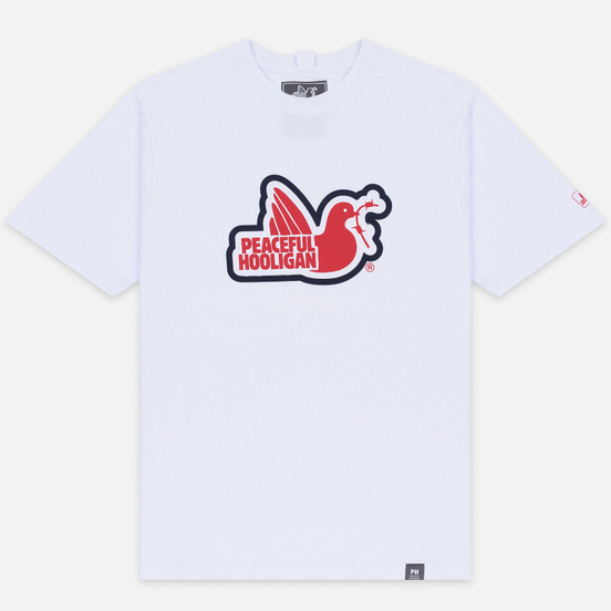 Мужская футболка Peaceful Hooligan Tridove White