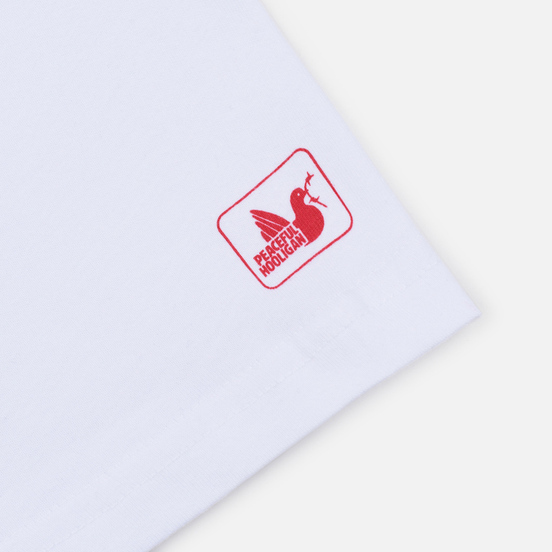 Мужская футболка Peaceful Hooligan Tridove White
