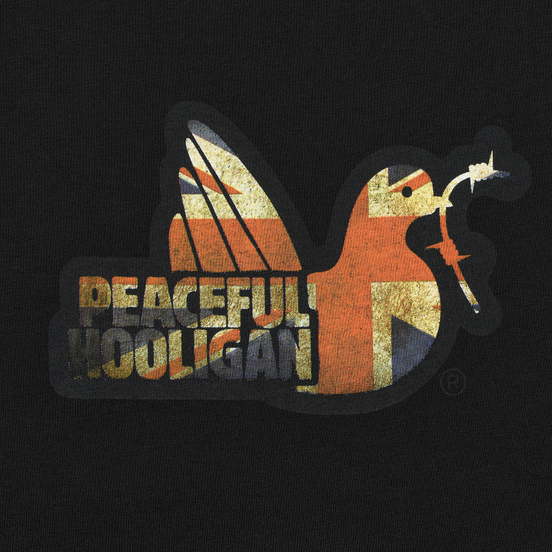 Мужская футболка Peaceful Hooligan Union Black
