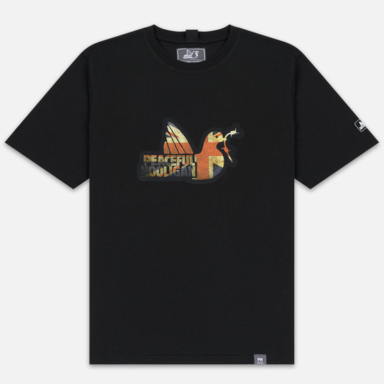 Мужская футболка Peaceful Hooligan Union Black