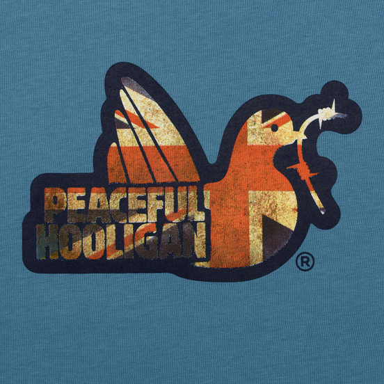 Мужская футболка Peaceful Hooligan Union Bluestone