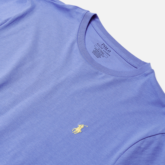 Мужская футболка Polo Ralph Lauren Classic Crew Neck 26/1 Jersey Cabana Blue