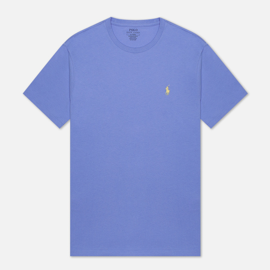 Мужская футболка Polo Ralph Lauren Classic Crew Neck 26/1 Jersey Cabana Blue