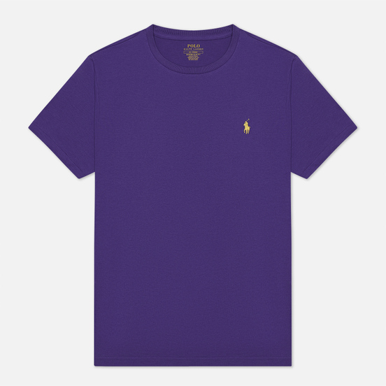 Мужская футболка Polo Ralph Lauren Classic Crew Neck 26/1 Jersey Cabana Purple/Yellow