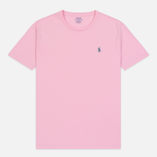 Мужская футболка Polo Ralph Lauren Classic Crew Neck 26/1 Jersey Carmel Pink