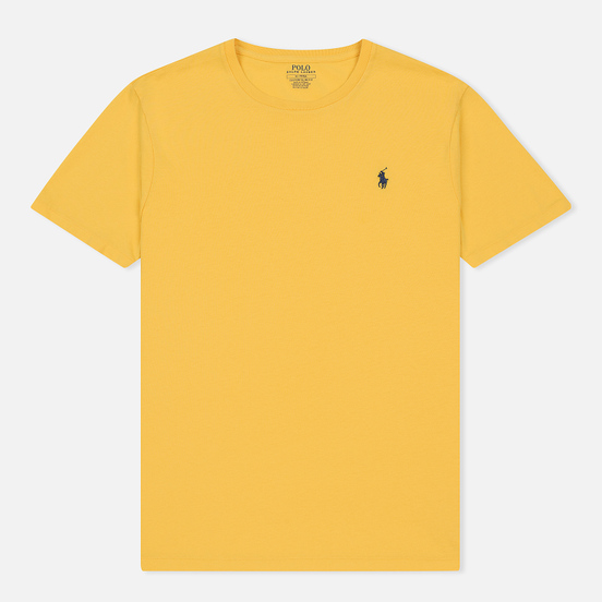 Мужская футболка Polo Ralph Lauren Classic Crew Neck 26/1 Jersey Chrome Yellow