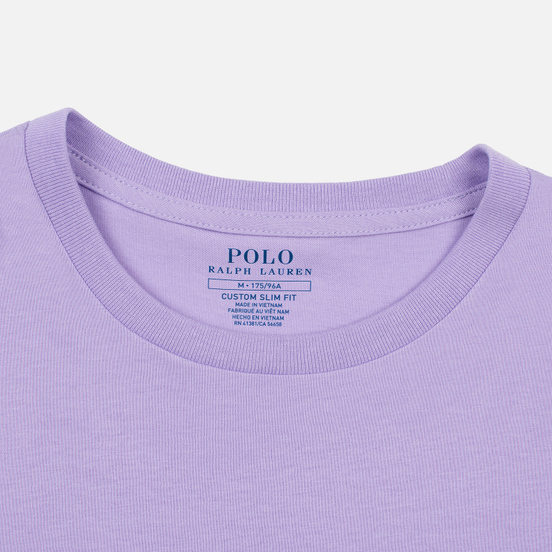 Мужская футболка Polo Ralph Lauren Classic Crew Neck 26/1 Jersey English Lavender