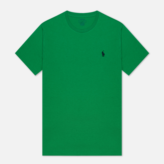 Мужская футболка Polo Ralph Lauren Classic Crew Neck 26/1 Jersey Golf Green