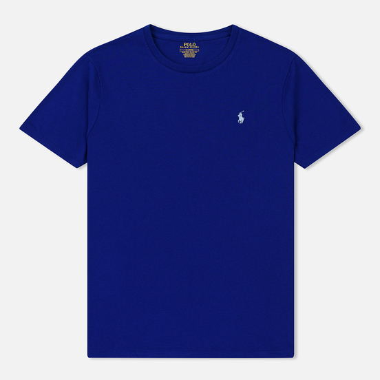 Мужская футболка Polo Ralph Lauren Classic Crew Neck 26/1 Jersey Heritage Royal