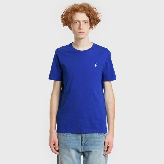 Мужская футболка Polo Ralph Lauren Classic Crew Neck 26/1 Jersey Heritage Royal