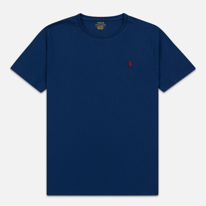 Мужская футболка Polo Ralph Lauren Classic Crew Neck 26/1 Jersey Holiday Sapphire