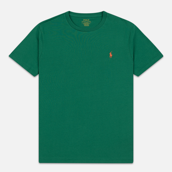 Мужская футболка Polo Ralph Lauren Classic Crew Neck 26/1 Jersey Jerry Green