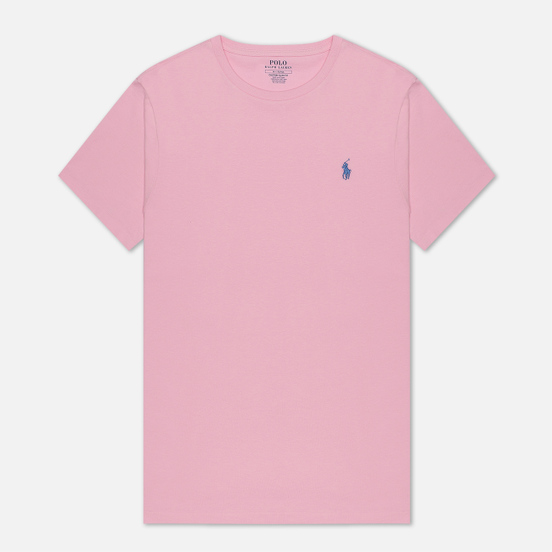 Мужская футболка Polo Ralph Lauren Classic Crew Neck 26/1 Jersey Pink