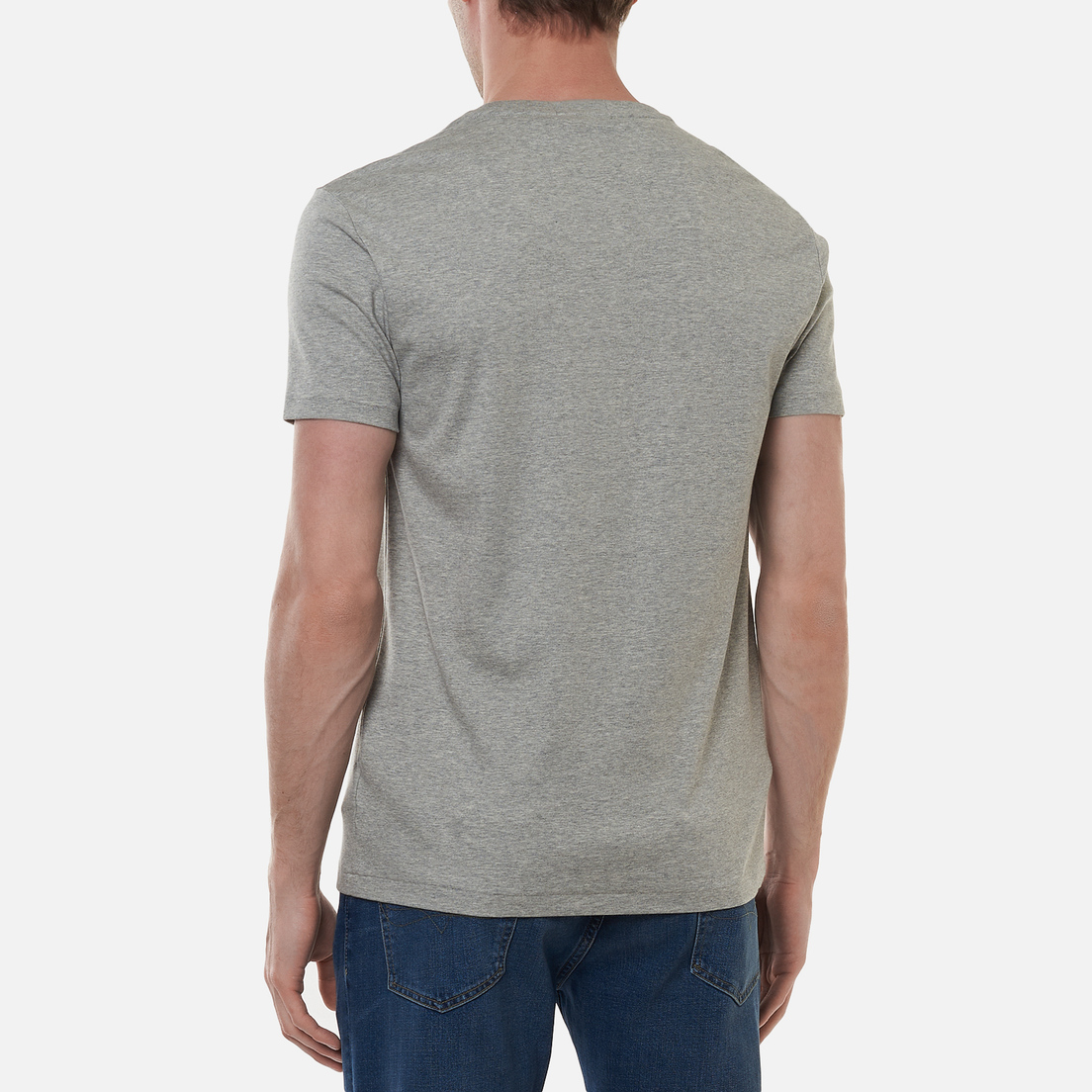 Polo Ralph Lauren Мужская футболка Custom Slim Fit Interlock