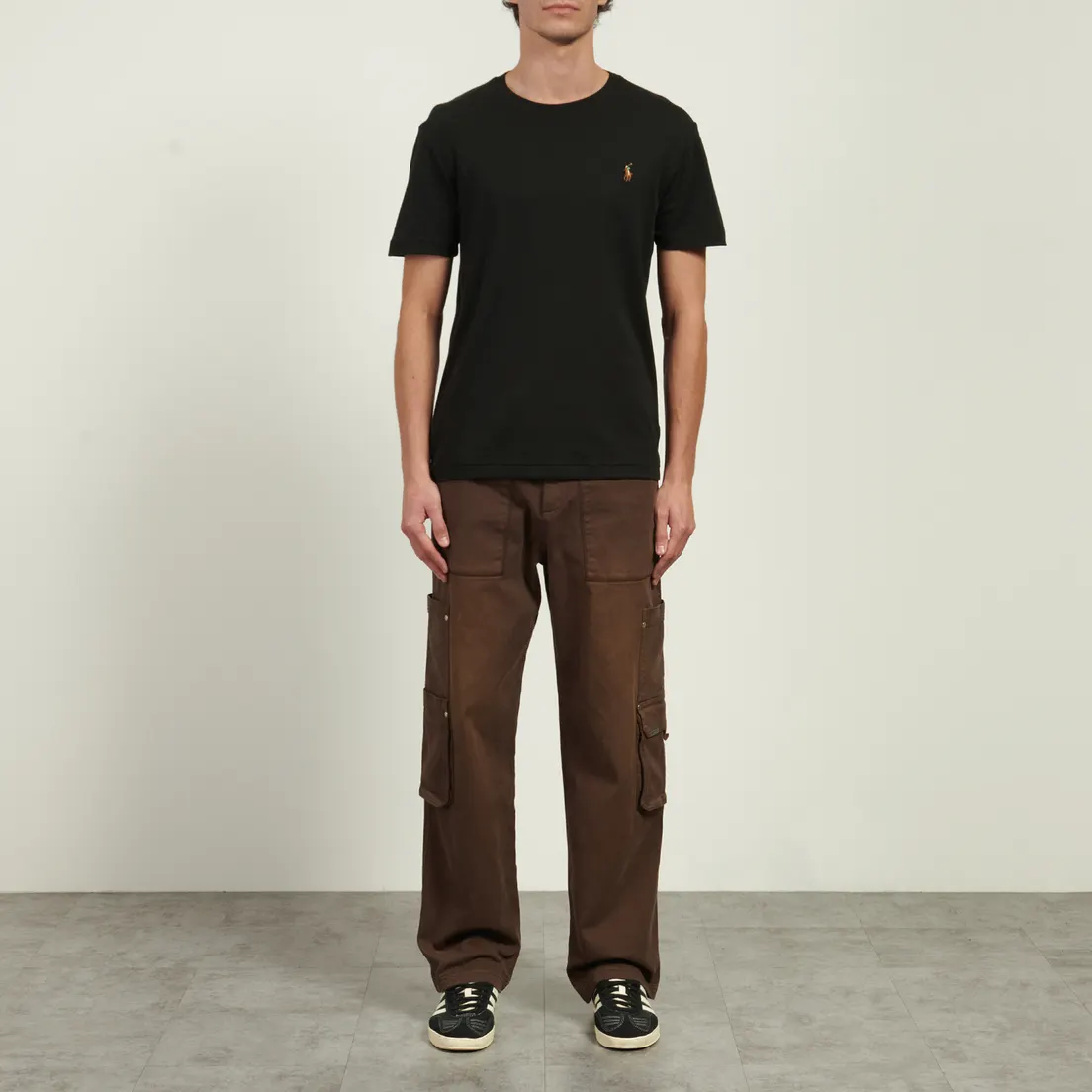 Polo Ralph Lauren Мужская футболка Custom Slim Fit Interlock