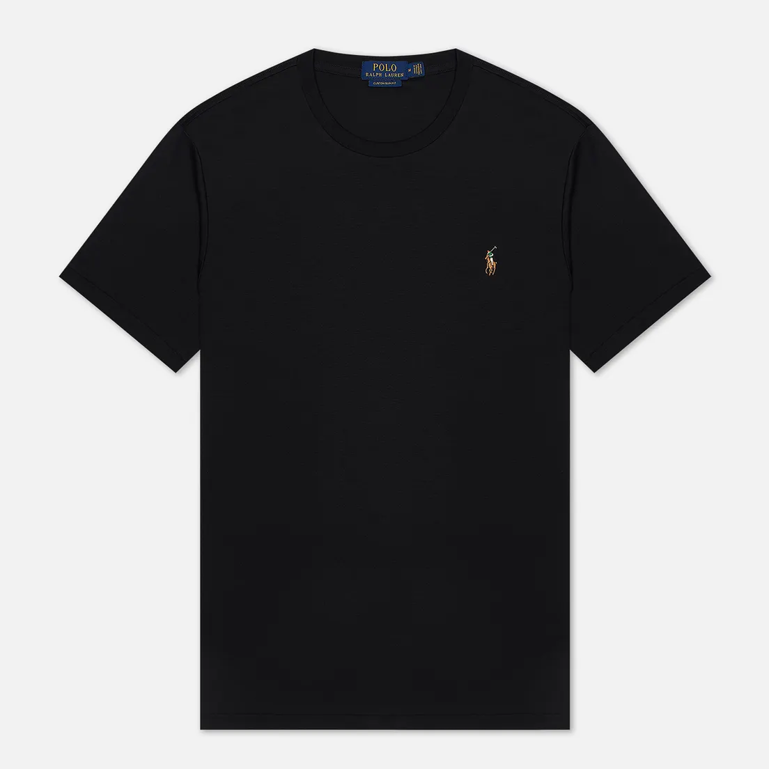 Polo Ralph Lauren Мужская футболка Custom Slim Fit Interlock