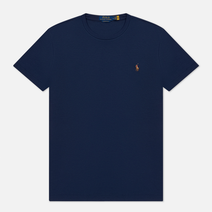 Мужская футболка Polo Ralph Lauren Custom Slim Fit Interlock