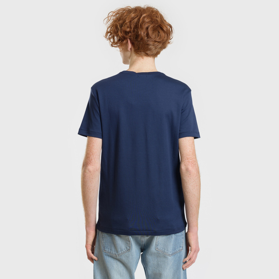Мужская футболка Polo Ralph Lauren Custom Slim Fit Interlock French Navy
