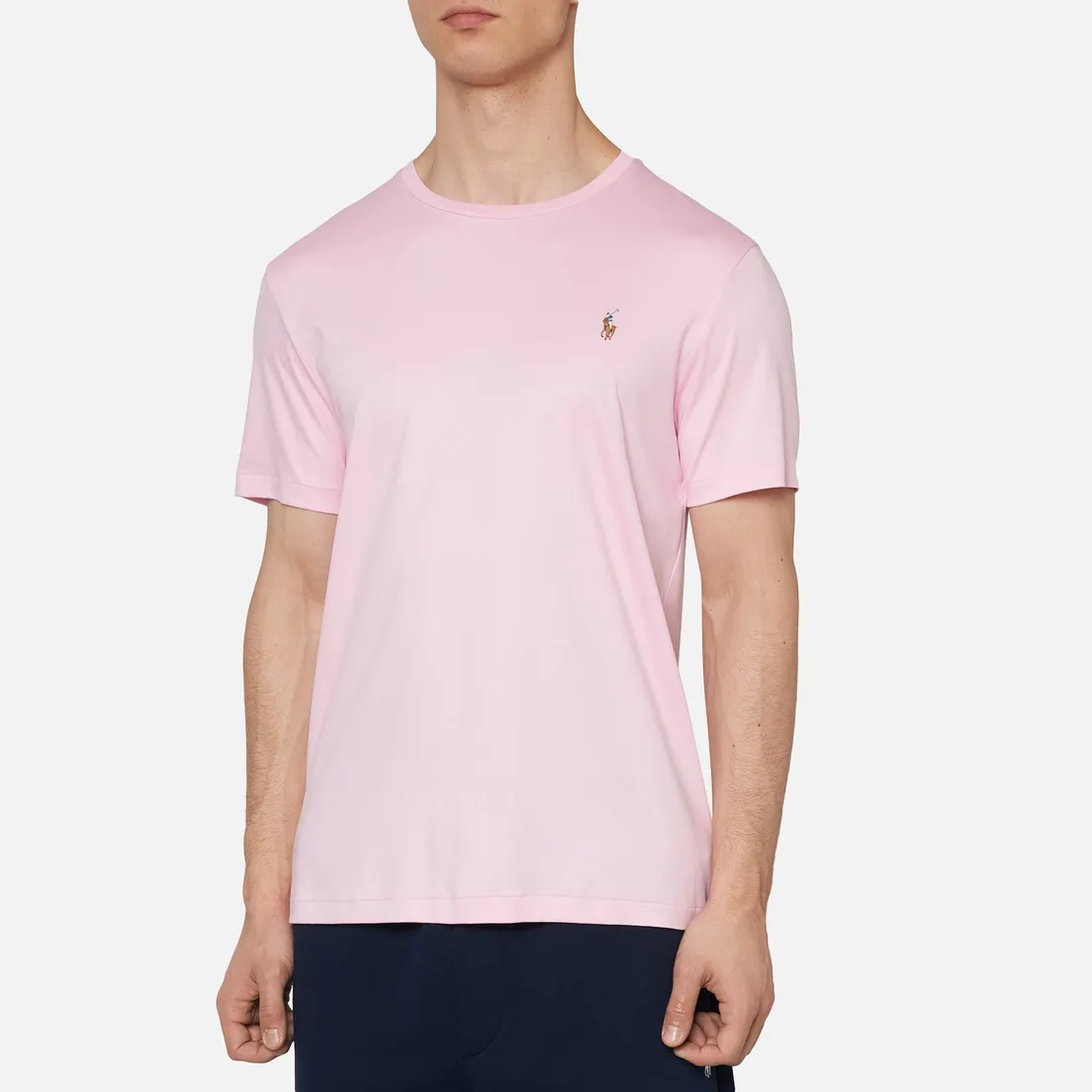 Polo Ralph Lauren Мужская футболка Custom Slim Fit Interlock