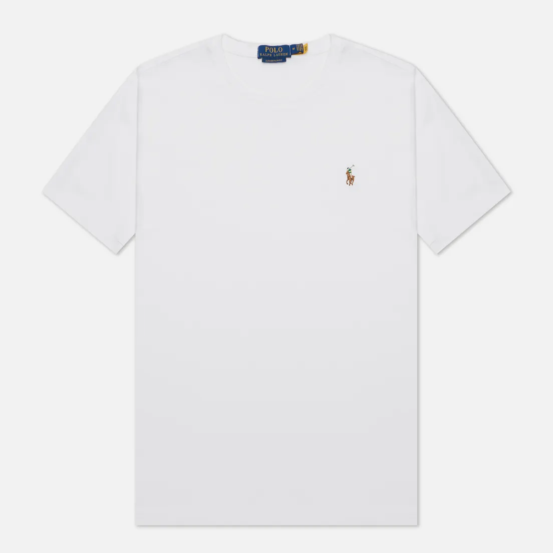 Polo Ralph Lauren Мужская футболка Custom Slim Fit Interlock