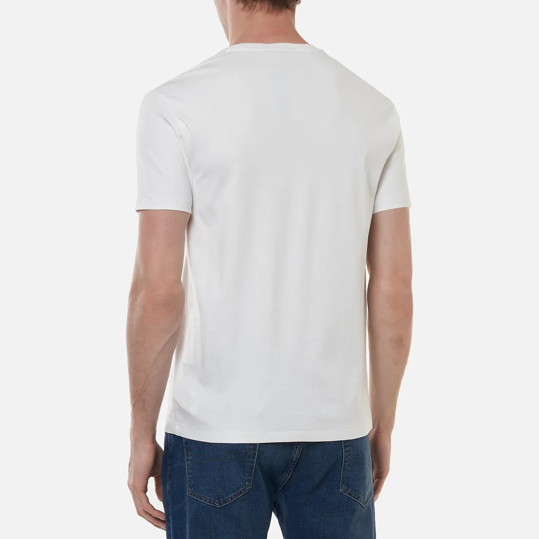Polo Ralph Lauren Мужская футболка Custom Slim Fit Interlock