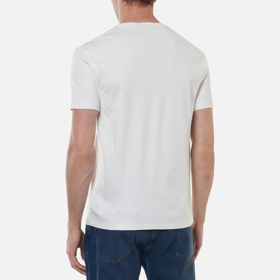 Мужская футболка Polo Ralph Lauren Custom Slim Fit Interlock White