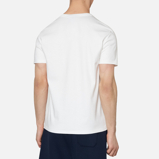 Мужская футболка Polo Ralph Lauren Custom Slim Fit Interlock White