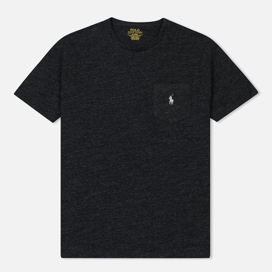 polo ralph lauren black marl heather