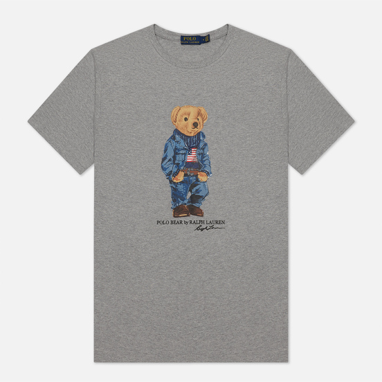 Мужская футболка Polo Ralph Lauren Iconic Polo Bear Andover Heather