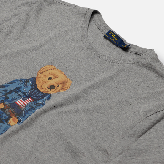 Мужская футболка Polo Ralph Lauren Iconic Polo Bear Andover Heather