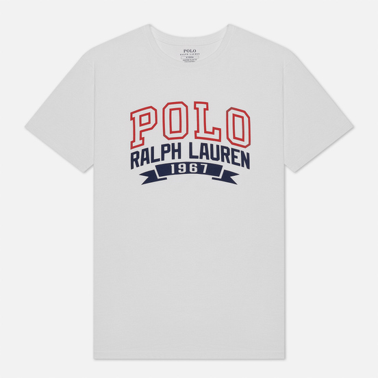 Мужская футболка Polo Ralph Lauren Logo Polo 1967 White