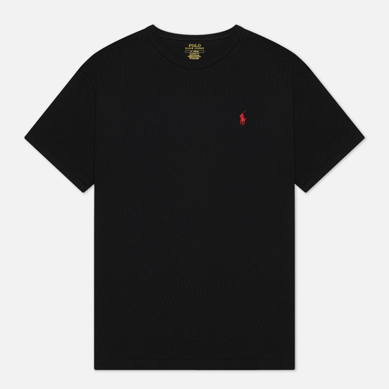 Мужская футболка Polo Ralph Lauren Logo Polo Pony Heavyweight Jersey Black/Red