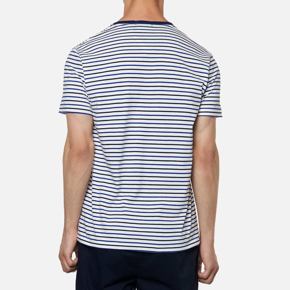 Polo Ralph Lauren Мужская футболка Logo Polo Pony Pocket Strips