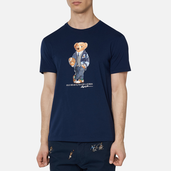 Мужская футболка Polo Ralph Lauren Polo Bear 26/1 Jersey Cruise Navy