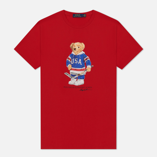 Мужская футболка Polo Ralph Lauren Polo Bear 26/1 Jersey Red