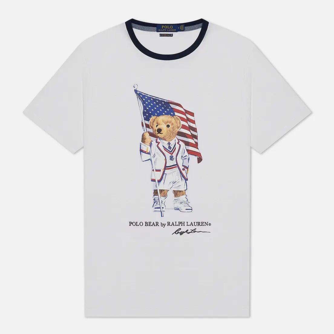 Polo Ralph Lauren Мужская футболка Polo Bear With American Flag
