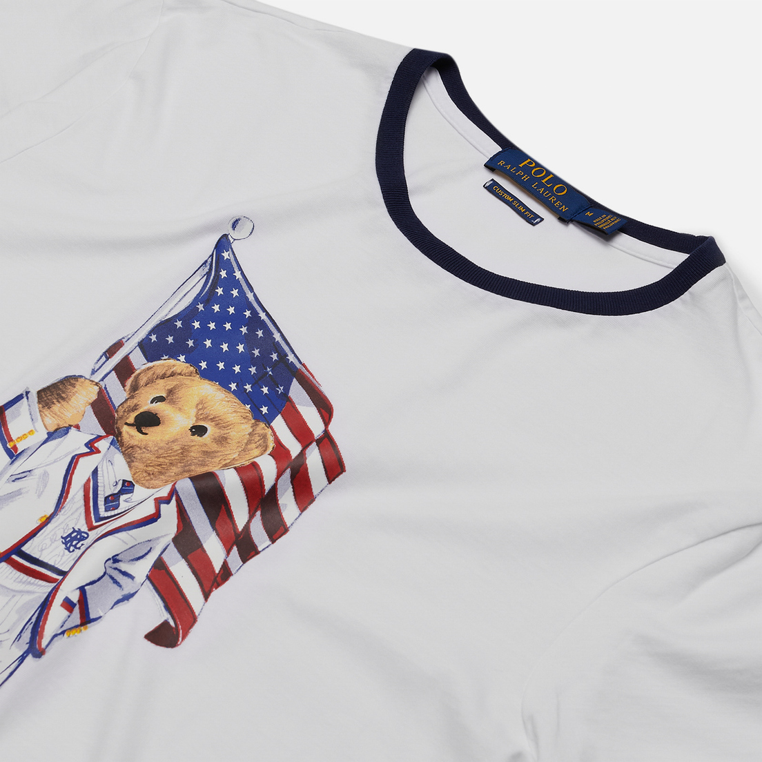 Polo Ralph Lauren Мужская футболка Polo Bear With American Flag