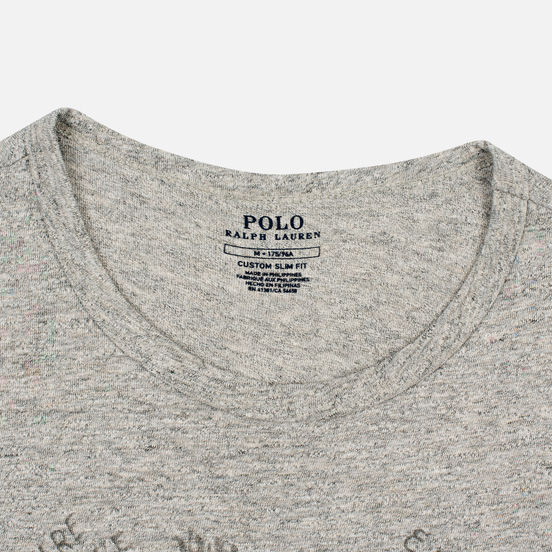 Мужская футболка Polo Ralph Lauren Polo Pony Mini Logo 26/1 Jersey Loft Heather