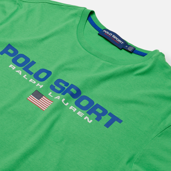 Мужская футболка Polo Ralph Lauren Polo Sport 26/1 Jersey Neon Green