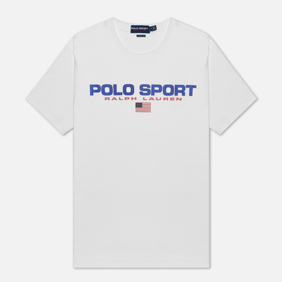 Мужская футболка Polo Ralph Lauren Polo Sport White