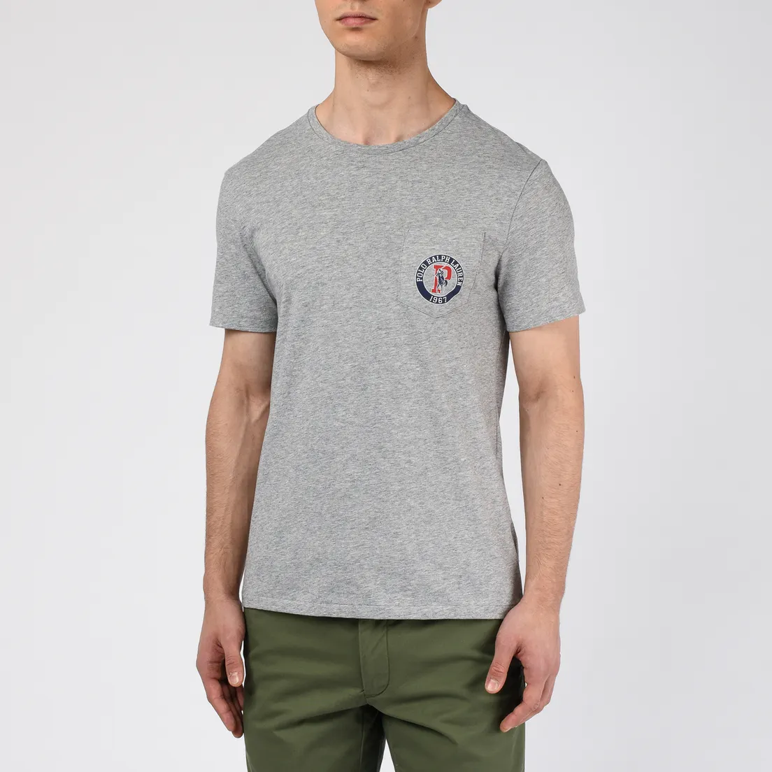 Polo Ralph Lauren Мужская футболка Print Big Pony & P Pocket